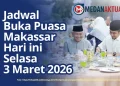 Kapan Buka Puasa Makassar Hari Ini Selasa 3 Maret 2026