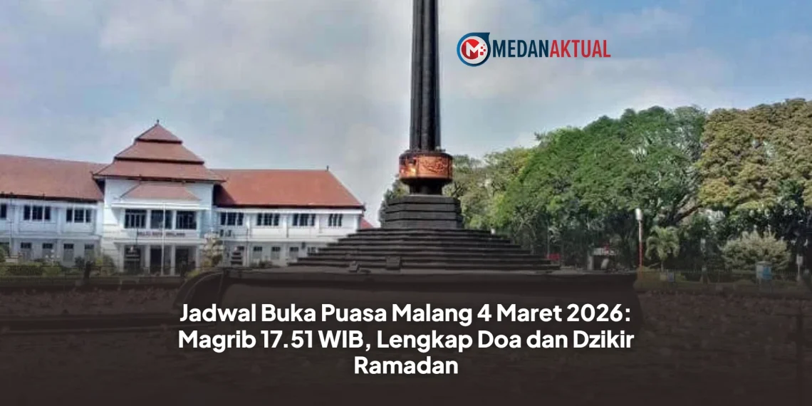 Jadwal Buka Puasa Malang 4 Maret 2026: Magrib 17.51 WIB, Lengkap Doa dan Dzikir Ramadan