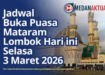 Jadwal Buka Puasa Hari Ini Mataram Lombok Selasa 3 Maret 2026 dan Adab Berbuka Puasa