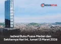 Jadwal Buka Puasa Medan dan Sekitarnya Hari Ini, Jumat 13 Maret 2026