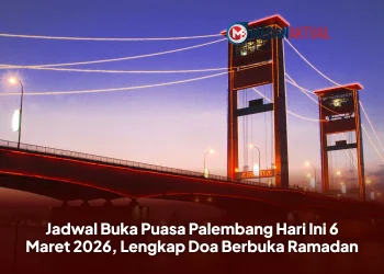 Jadwal Buka Puasa Palembang Hari Ini 6 Maret 2026, Lengkap Doa Berbuka Ramadan