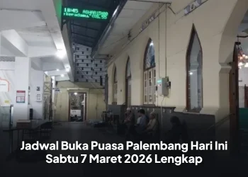 Jadwal Buka Puasa Palembang Hari Ini Sabtu 7 Maret 2026 Lengkap