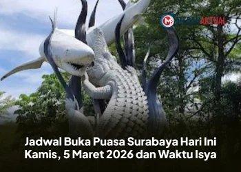Jadwal Buka Puasa Surabaya Hari Ini Kamis, 5 Maret 2026 dan Waktu Isya
