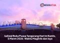 Jadwal Buka Puasa Tangerang Hari Ini Kamis, 5 Maret 2026: Waktu Maghrib dan Isya