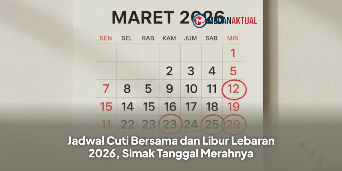 Jadwal Cuti Bersama dan Libur Lebaran 2026, Simak Tanggal Merahnya
