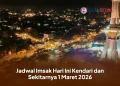 Jadwal Imsak Hari Ini Kendari dan Sekitarnya 1 Maret 2026