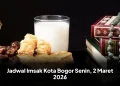 Jadwal Imsak Kota Bogor Senin, 2 Maret 2026