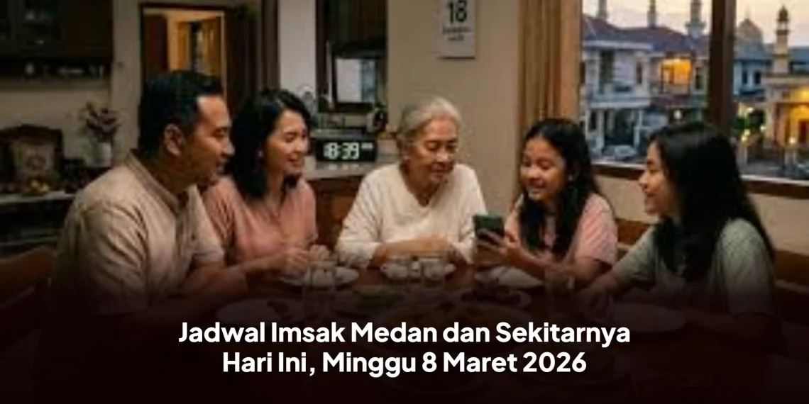 Jadwal Imsak Medan dan Sekitarnya Hari Ini, Minggu 8 Maret 2026
