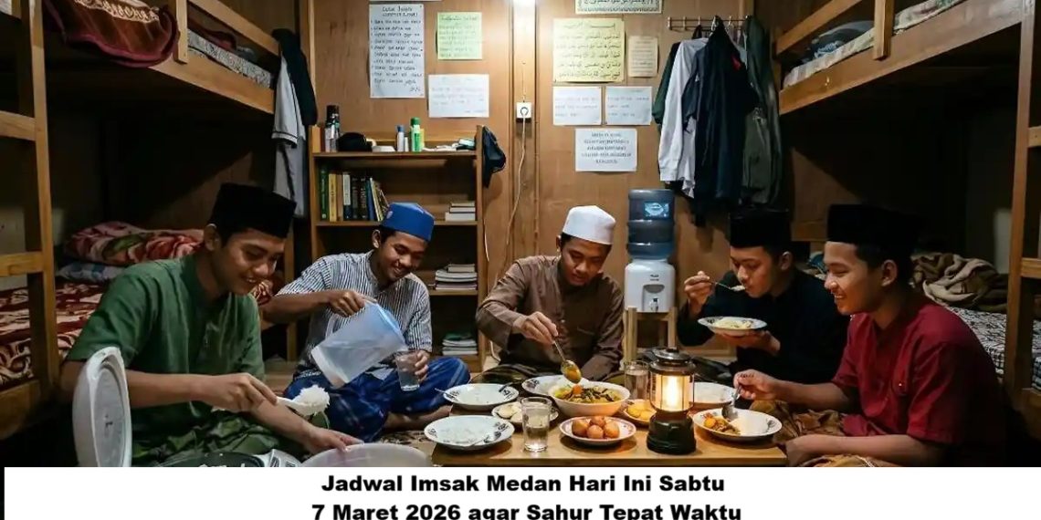 Jadwal Imsak Medan Hari Ini Sabtu, 7 Maret 2026 agar Sahur Tepat Waktu