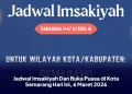 Jadwal Imsakiyah Dan Buka Puasa di Kota Semarang Hari Ini, 6 Maret 2026