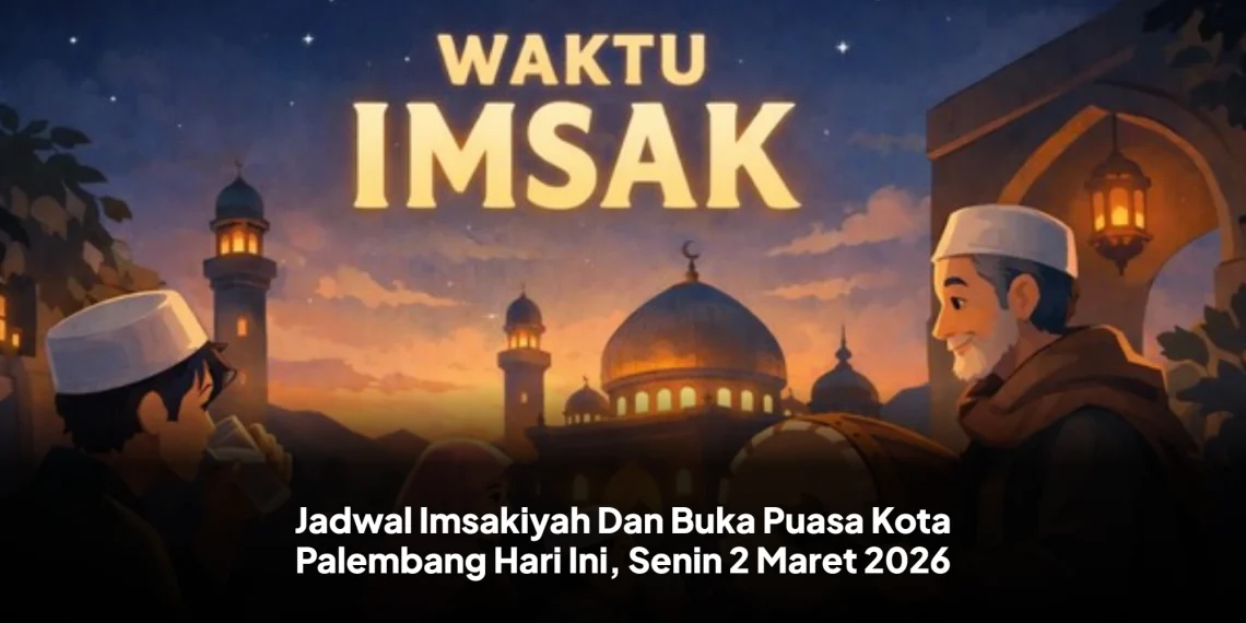 Jadwal Imsakiyah Dan Buka Puasa Kota Palembang Hari Ini, Senin 2 Maret 2026