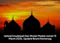 Jadwal Imsakiyah Dan Sholat Medan Jumat 13 Maret 2026, Update Resmi Kemenag