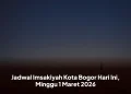 Jadwal Imsakiyah Kota Bogor Hari Ini, Minggu 1 Maret 2026