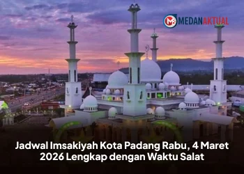 Jadwal Imsakiyah Kota Padang Rabu, 4 Maret 2026 Lengkap dengan Waktu Salat