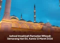 Jadwal Imsakiyah Ramadan Wilayah Semarang Hari Ini, Kamis 12 Maret 2026