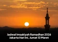 Jadwal Imsakiyah Ramadhan 2026 Jakarta Hari Ini, Jumat 13 Maret