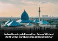 Jadwal Imsakiyah Ramadhan Selasa 10 Maret 2026 Untuk Surabaya Dan Wilayah Sekitar