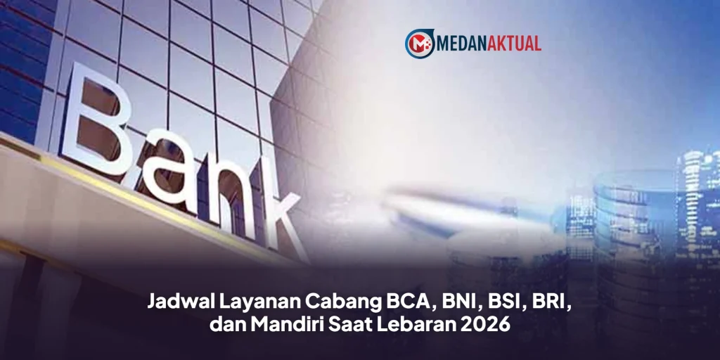 Jadwal Layanan Cabang BCA, BNI, BSI, BRI, dan Mandiri Saat Lebaran 2026