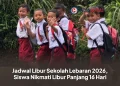 Jadwal Libur Sekolah Lebaran 2026, Siswa Nikmati Libur Panjang 16 Hari