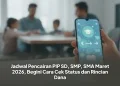 Jadwal Pencairan PIP SD, SMP, SMA Maret 2026, Begini Cara Cek Status dan Rincian Dana