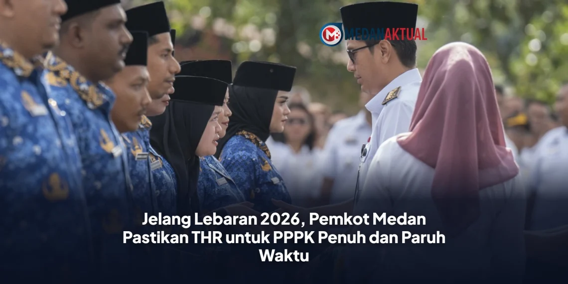 Jelang Lebaran 2026, Pemkot Medan Pastikan THR untuk PPPK Penuh dan Paruh Waktu