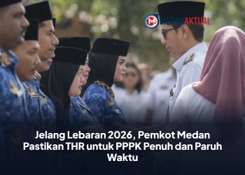 Jelang Lebaran 2026, Pemkot Medan Pastikan THR untuk PPPK Penuh dan Paruh Waktu