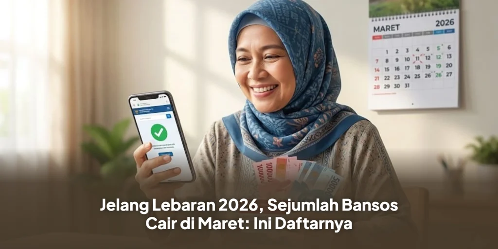 Jelang Lebaran 2026, Sejumlah Bansos Cair di Maret: Ini Daftarnya