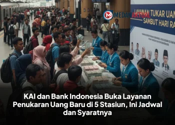 KAI dan Bank Indonesia Buka Layanan Penukaran Uang Baru di 5 Stasiun, Ini Jadwal dan Syaratnya