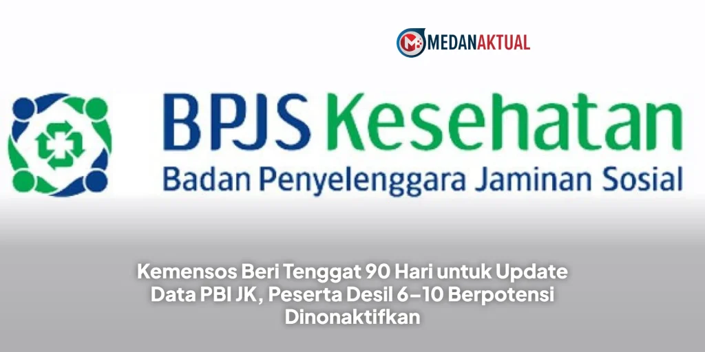 Kemensos Beri Tenggat 90 Hari untuk Update Data PBI JK, Peserta Desil 6–10 Berpotensi Dinonaktifkan