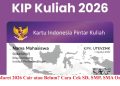 PIP Maret 2026 Cair atau Belum? Cara Cek SD, SMP, SMA Online