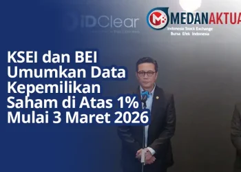 KSEI dan BEI Umumkan Data Kepemilikan Saham di Atas 1% Mulai 3 Maret 2026