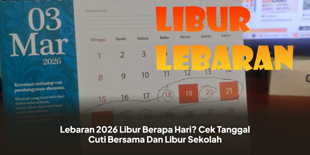 Lebaran 2026 Libur Berapa Hari? Cek Tanggal Cuti Bersama Dan Libur Sekolah