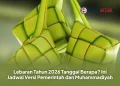 Lebaran Tahun 2026 Tanggal Berapa? Ini Jadwal Versi Pemerintah dan Muhammadiyah