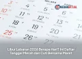 Libur Lebaran 2026 Berapa Hari? Ini Daftar Tanggal Merah dan Cuti Bersama Maret