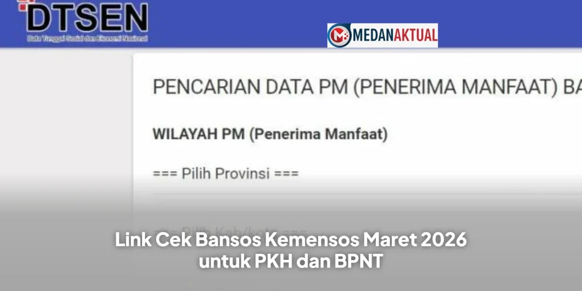 Link Cek Bansos Kemensos Maret 2026 untuk PKH dan BPNT