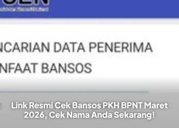 Link Resmi Cek Bansos PKH BPNT Maret 2026, Cek Nama Anda Sekarang!