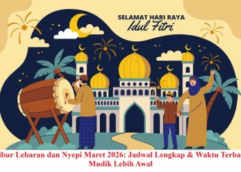 Libur Lebaran dan Nyepi Maret 2026: Jadwal Lengkap & Waktu Terbaik Mudik Lebih Awal
