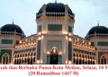Jadwal Imsak dan Berbuka Puasa Kota Medan, Selasa, 10 Maret 2026 (20 Ramadhan 1447 H)