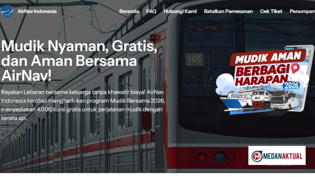 Mudik Gratis AirNav 2026: Jadwal Pendaftaran Baru dan Link Resmi