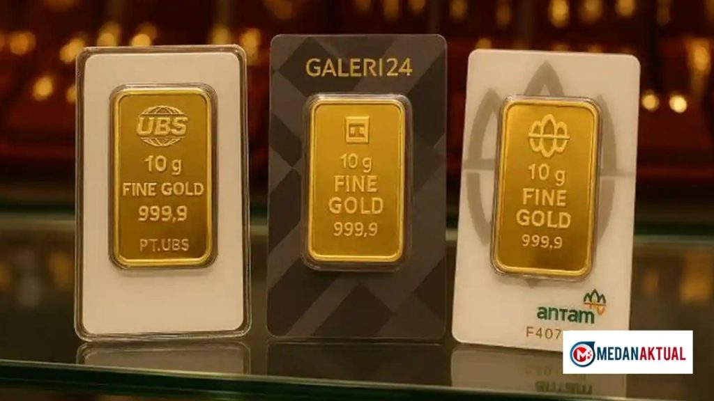 Harga Emas di Pegadaian Hari ini 1 Maret 2026, Antam Melejit-UBS & Galeri24 Masih Stabil