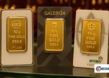Harga Emas di Pegadaian Hari ini 1 Maret 2026, Antam Melejit-UBS & Galeri24 Masih Stabil