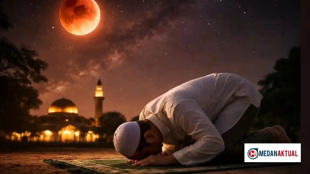 Lengkap! Niat & Tata Cara Sholat Gerhana Bulan Total 3 Maret 2026