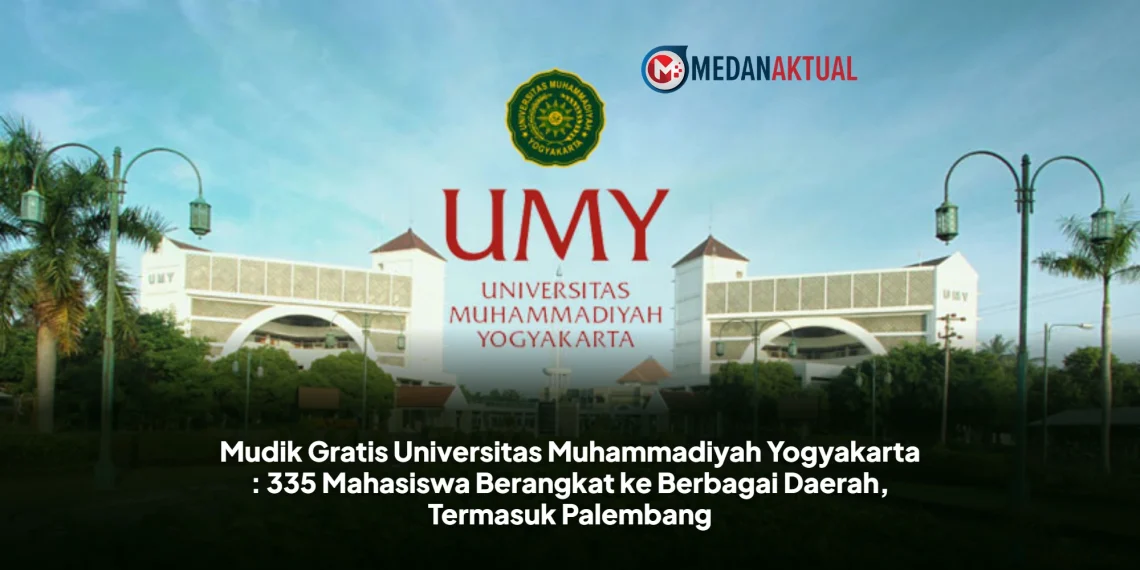 Mudik Gratis Universitas Muhammadiyah Yogyakarta : 335 Mahasiswa Berangkat ke Berbagai Daerah, Termasuk Palembang