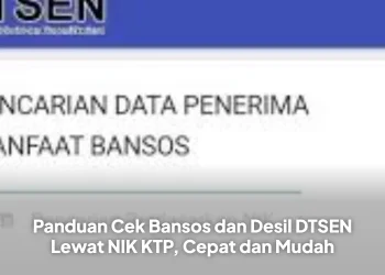 Panduan Cek Bansos dan Desil DTSEN Lewat NIK KTP, Cepat dan Mudah