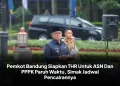 Pemkot Bandung Siapkan THR Untuk ASN Dan PPPK Paruh Waktu, Simak Jadwal Pencairannya
