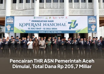 Pencairan THR ASN Pemerintah Aceh Dimulai, Total Dana Rp 205,7 Miliar