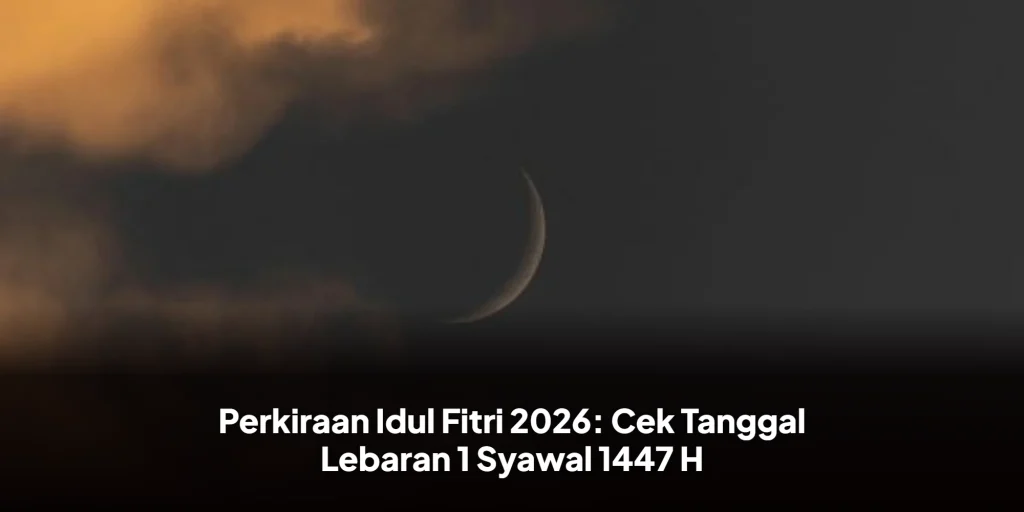 Perkiraan Idul Fitri 2026: Cek Tanggal Lebaran 1 Syawal 1447 H