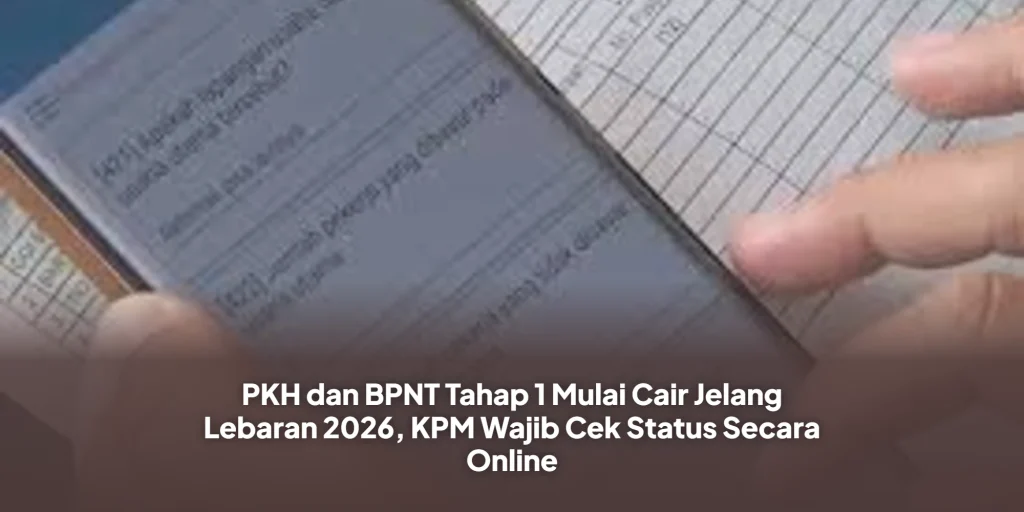 PKH dan BPNT Tahap 1 Mulai Cair Jelang Lebaran 2026, KPM Wajib Cek Status Secara Online