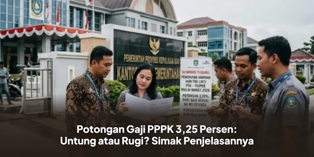 Potongan Gaji PPPK 3,25 Persen: Untung atau Rugi? Simak Penjelasannya