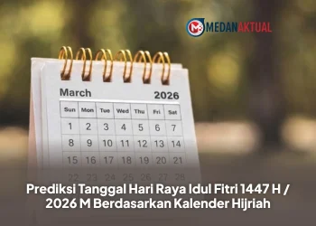 Prediksi Tanggal Hari Raya Idul Fitri 1447 H / 2026 M Berdasarkan Kalender Hijriah
